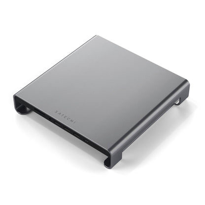 Satechi Aluminum Monitor Stand Hub for iMac space gray