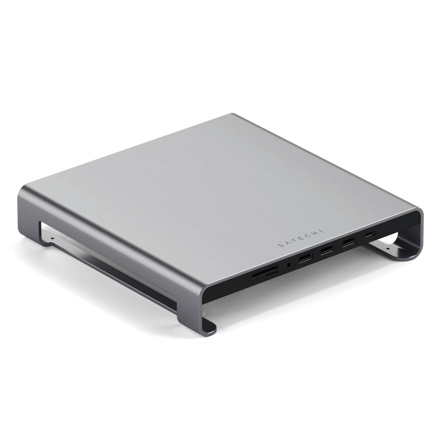 Satechi Aluminum Monitor Stand Hub for iMac space gray