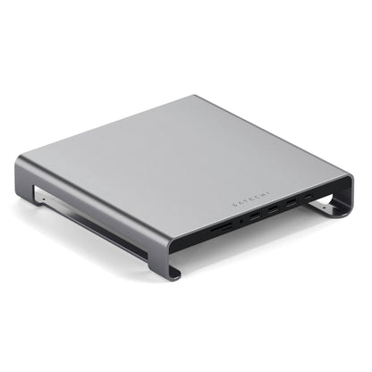 Satechi Aluminum Monitor Stand Hub for iMac space gray