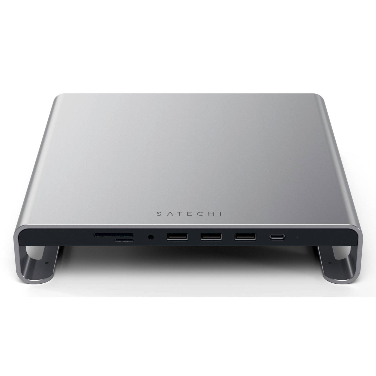 Satechi Aluminum Monitor Stand Hub for iMac space gray