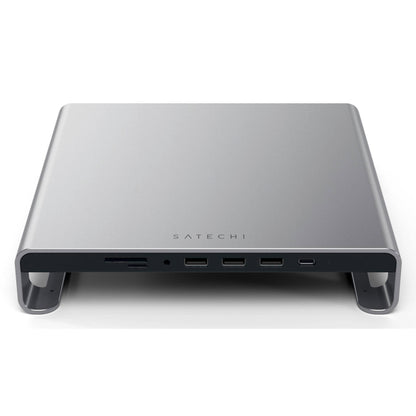 Satechi Aluminum Monitor Stand Hub for iMac space gray