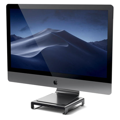 Satechi Aluminum Monitor Stand Hub for iMac space gray