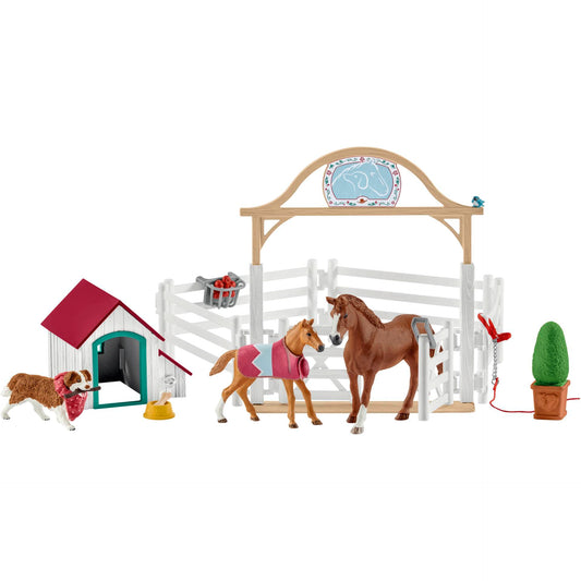 Schleich Horse Club        42458 Hannah's guest horses with Ruby