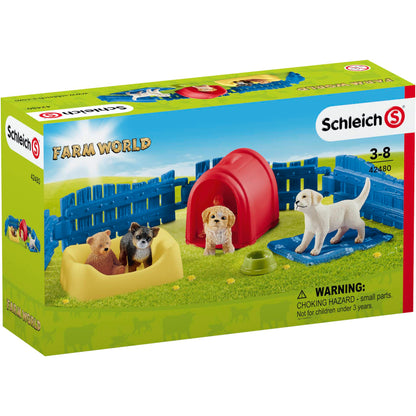 Schleich Farm World        42480 Puppy Pen