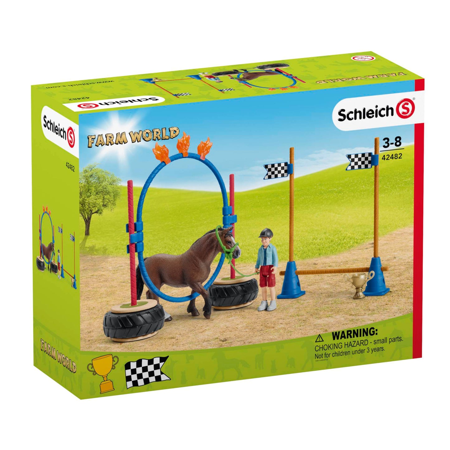 Schleich Farm World        42482 Pony Agility Race