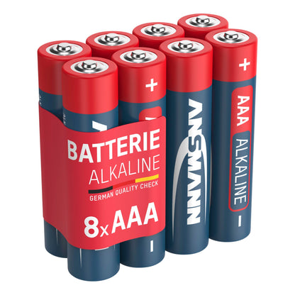 1x8 Ansmann Alkaline Micro AAA LR 03 red-line