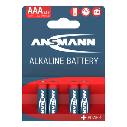 1x4 Ansmann Alkaline Micro AAA LR 03 red-line