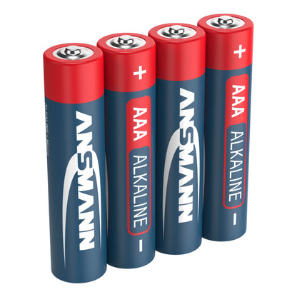 1x4 Ansmann Alkaline Micro AAA LR 03 red-line