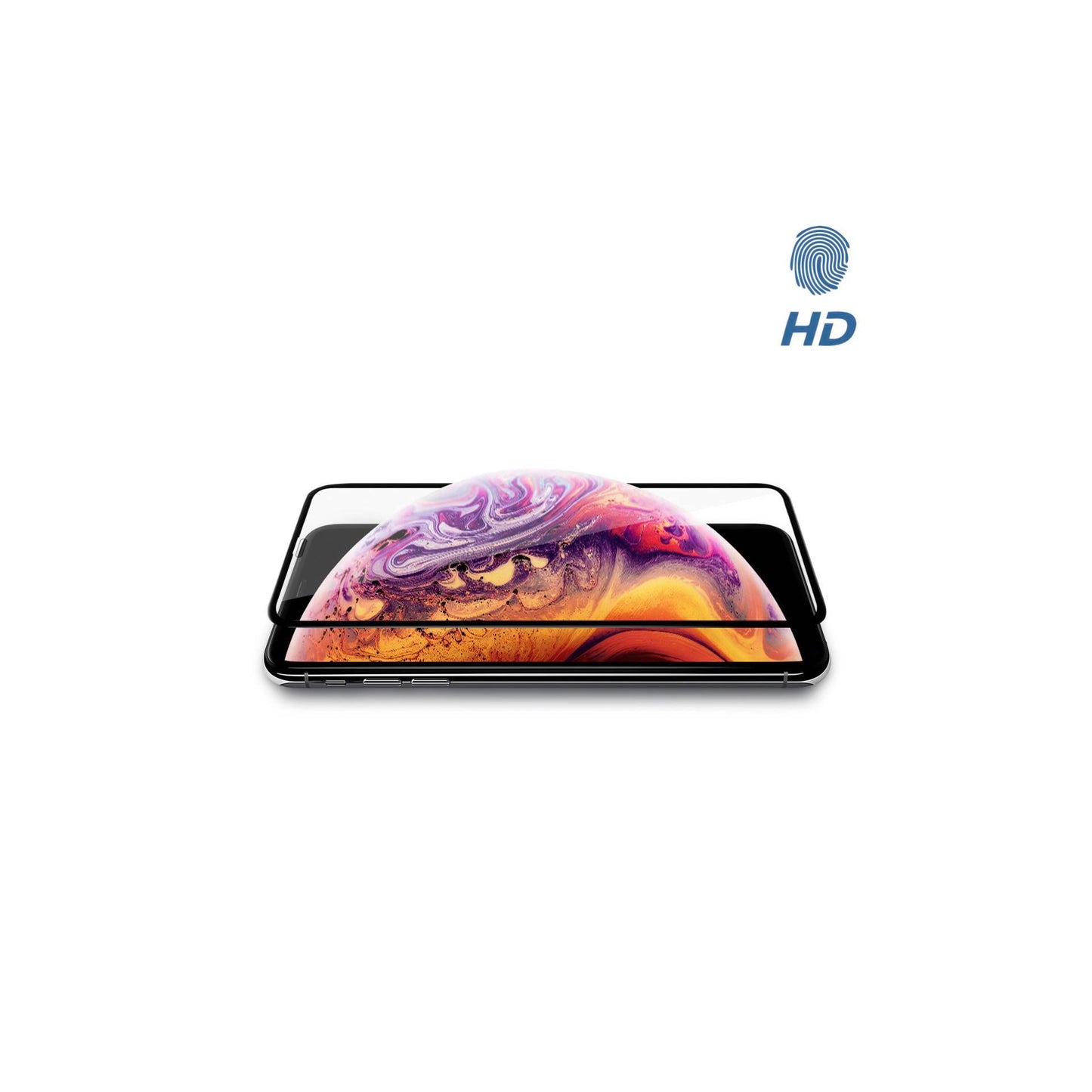 Woodcessories 3D Black Frame Premium Glass iPhone X/Xs/11 Pro