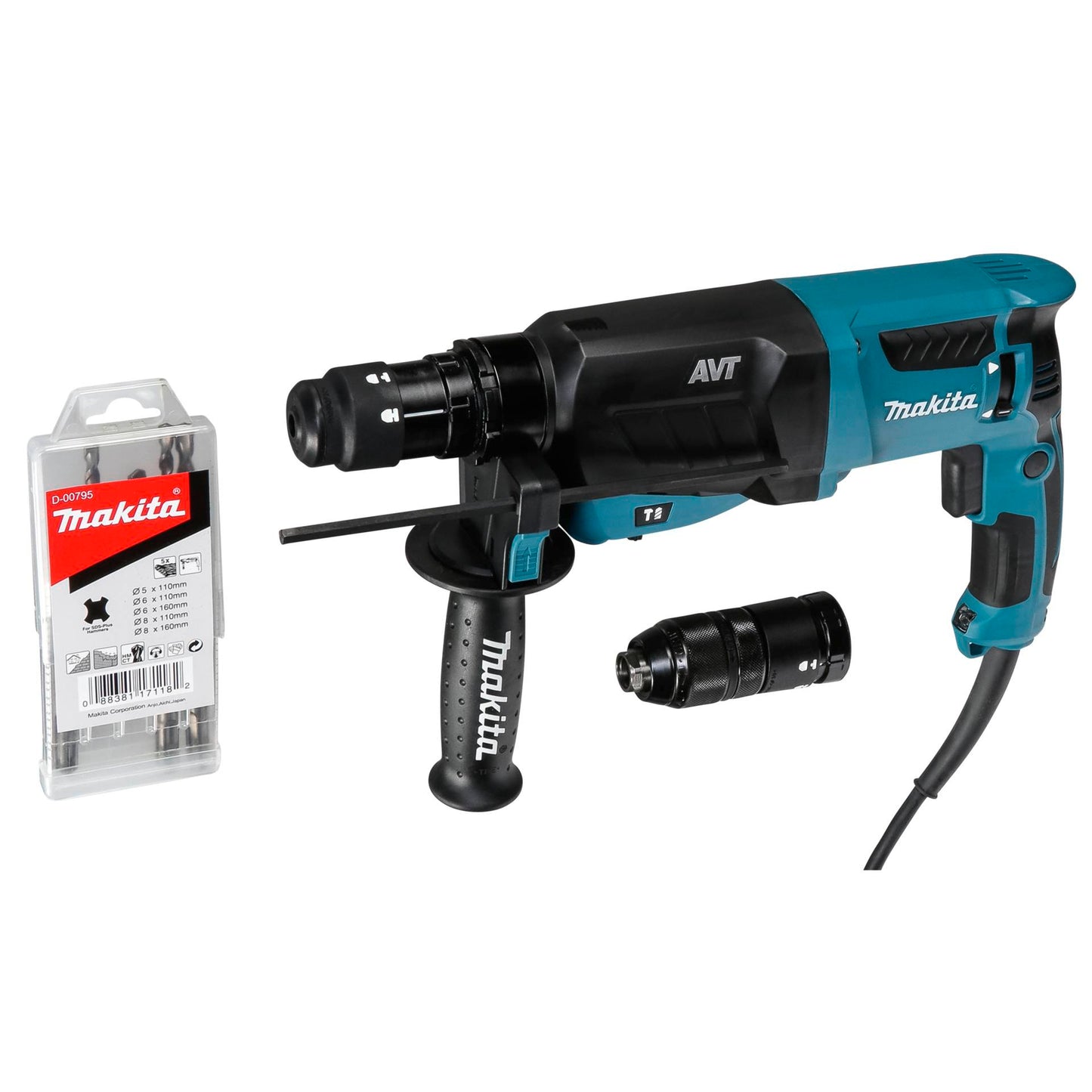 Makita HR2631FT13 Combi Drill in aluminum case