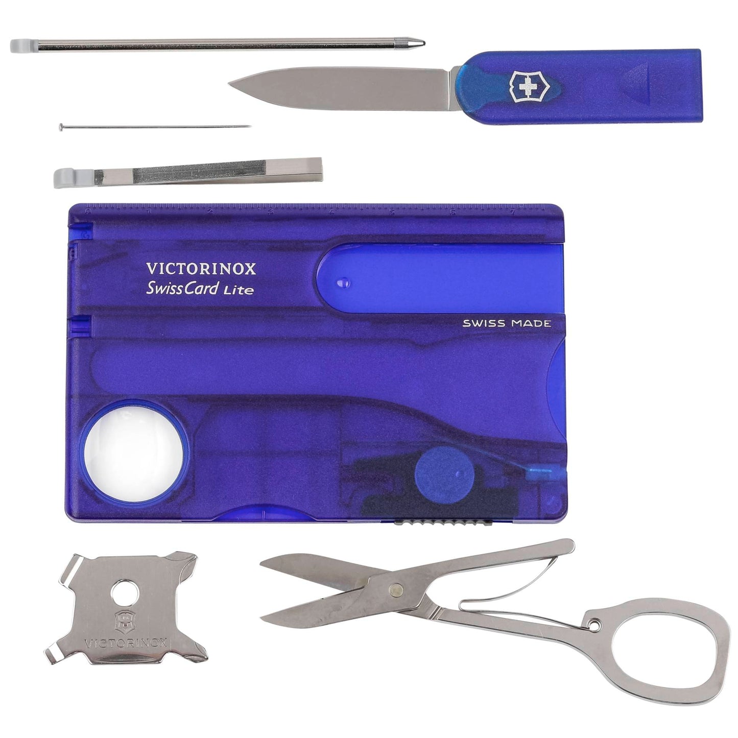 Victorinox SWISSCARD LITE blue transparent