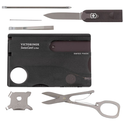 Victorinox SWISSCARD LITE black transparent