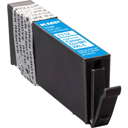 KMP C112 ink cartridge cyan compatible with Canon CLI-581XXL