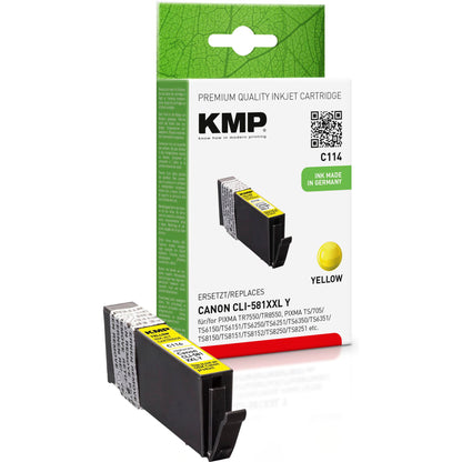 KMP C114 ink cartridge yellow compatible with Canon CLI-581XXL