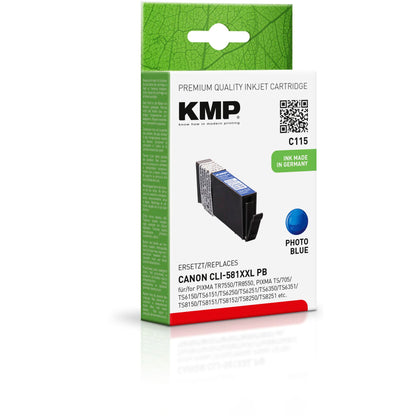 KMP C115 ink cartridge blue compatible with Canon CLI-581XXL