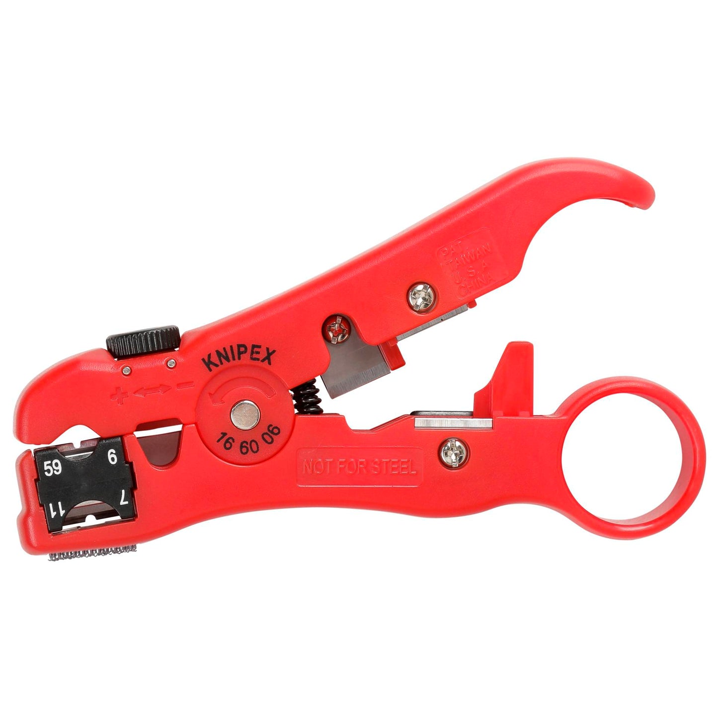 KNIPEX Wire stripping tool for coax and data cable