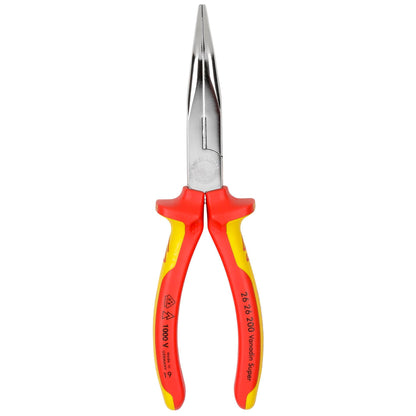 KNIPEX Snipe Nose Side Cutting Pliers chrome plated 200 mm