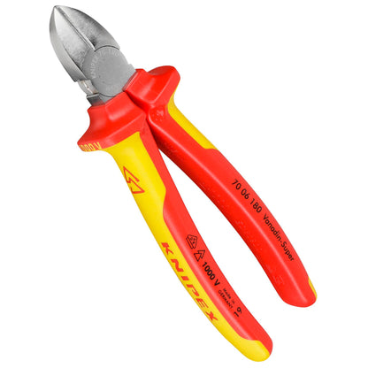 KNIPEX Diagonal Cutter chrome plated 180 mm