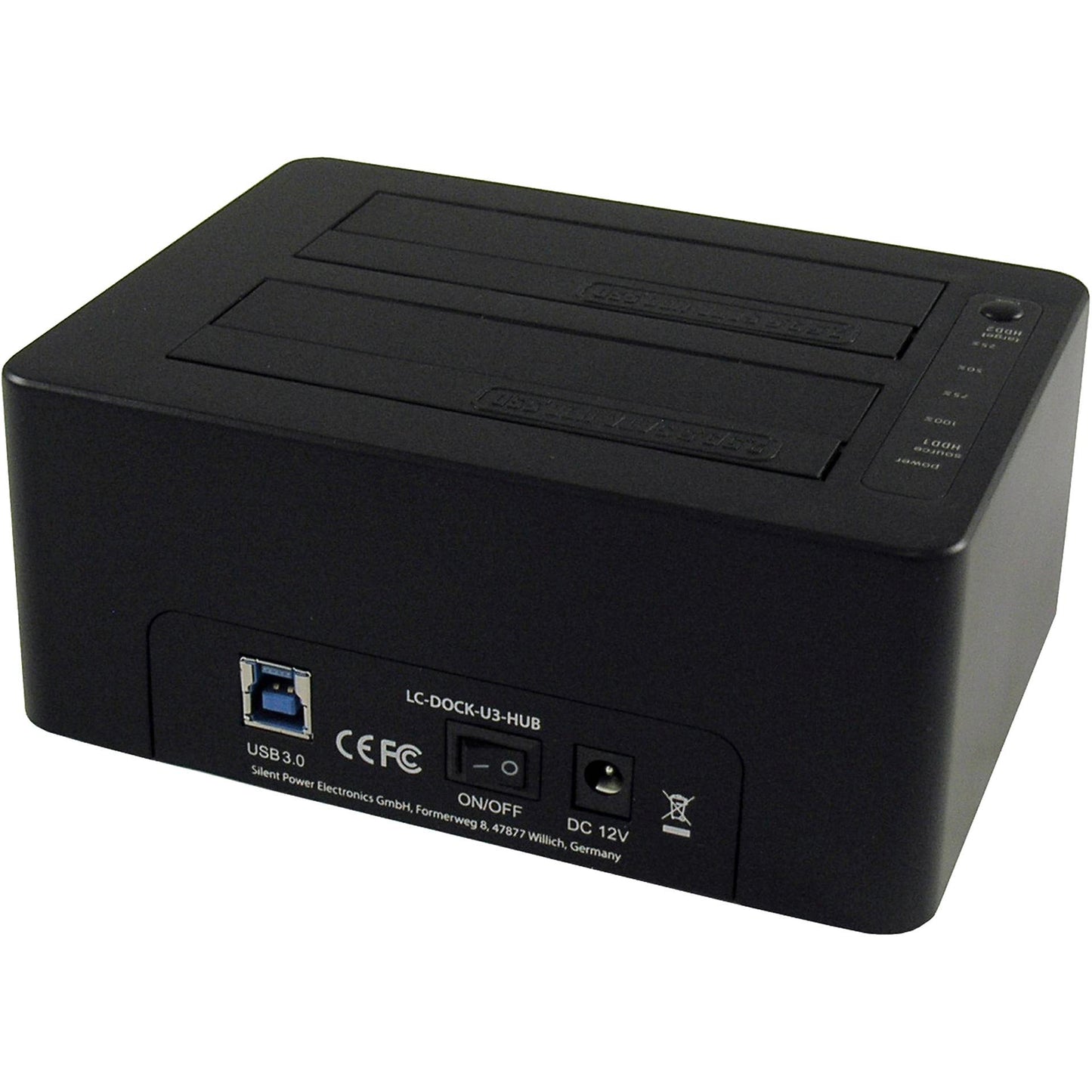 LC-Power LC-DOCK-U3-HUB HDD docking station