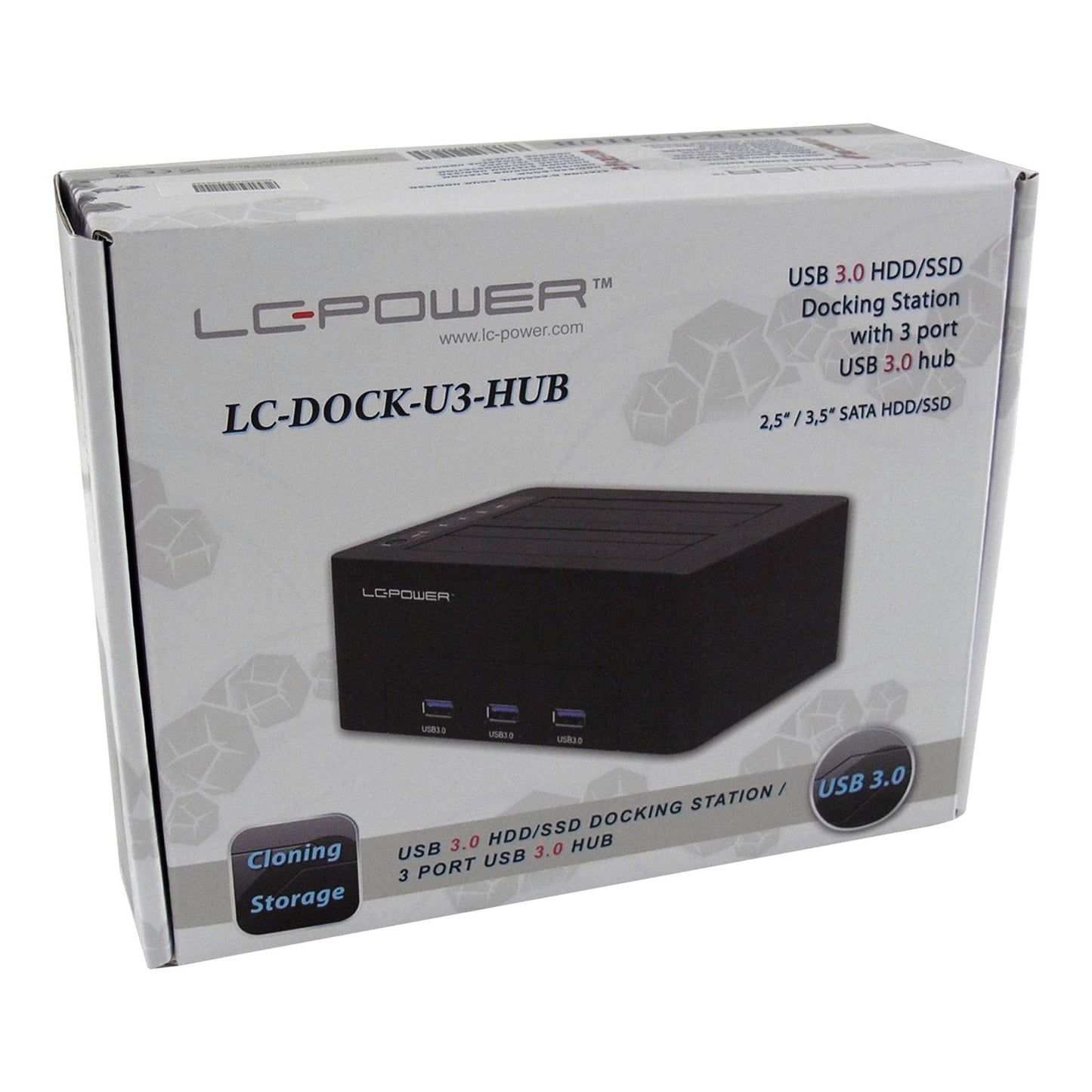 LC-Power LC-DOCK-U3-HUB HDD docking station