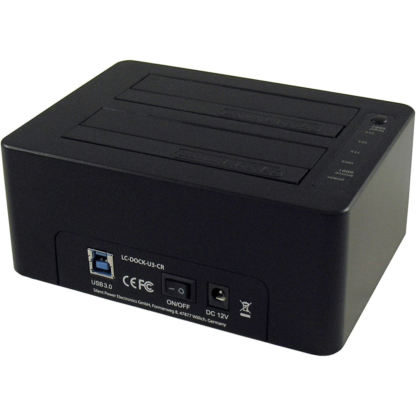 LC-Power LC-DOCK-U3-CR HDD docking station CF/SD card r