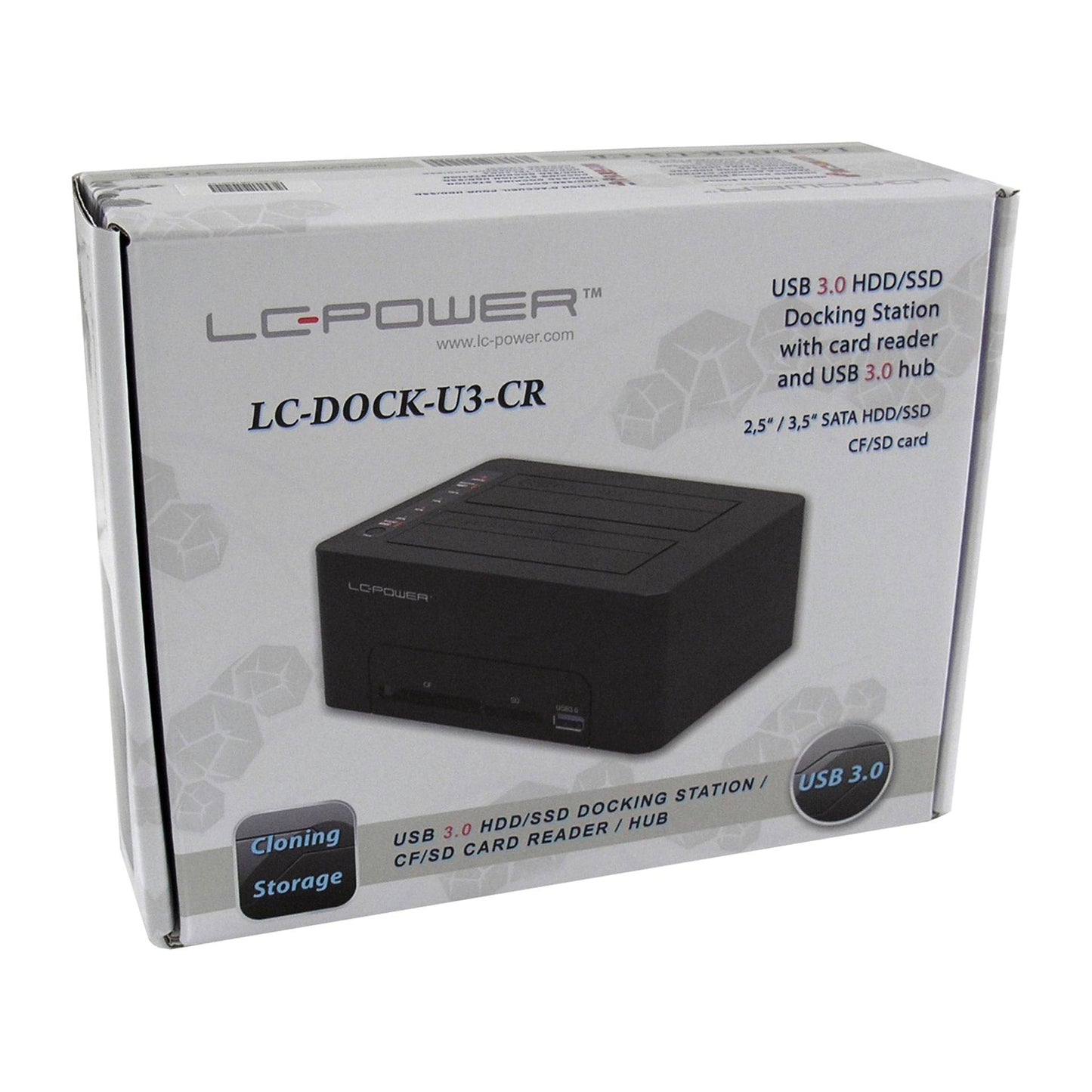 LC-Power LC-DOCK-U3-CR HDD docking station CF/SD card r