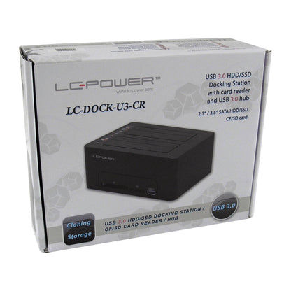 LC-Power LC-DOCK-U3-CR HDD docking station CF/SD card r