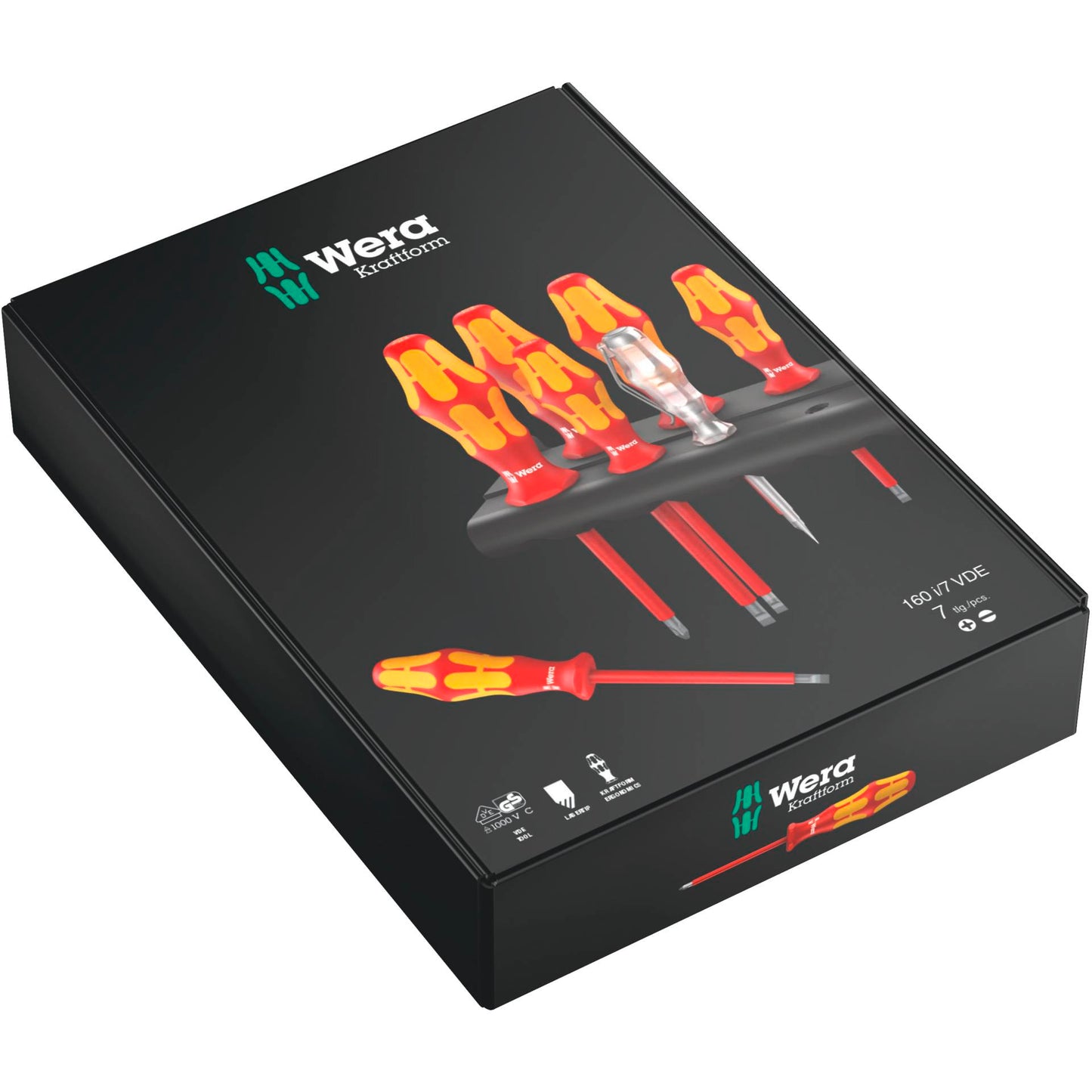 WERA 160i/7 Rack screwdriver set