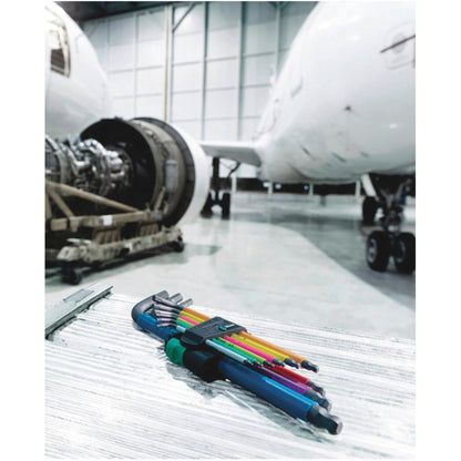WERA 950/9 Hex-Plus HF 1 L-key set, Blacklaser