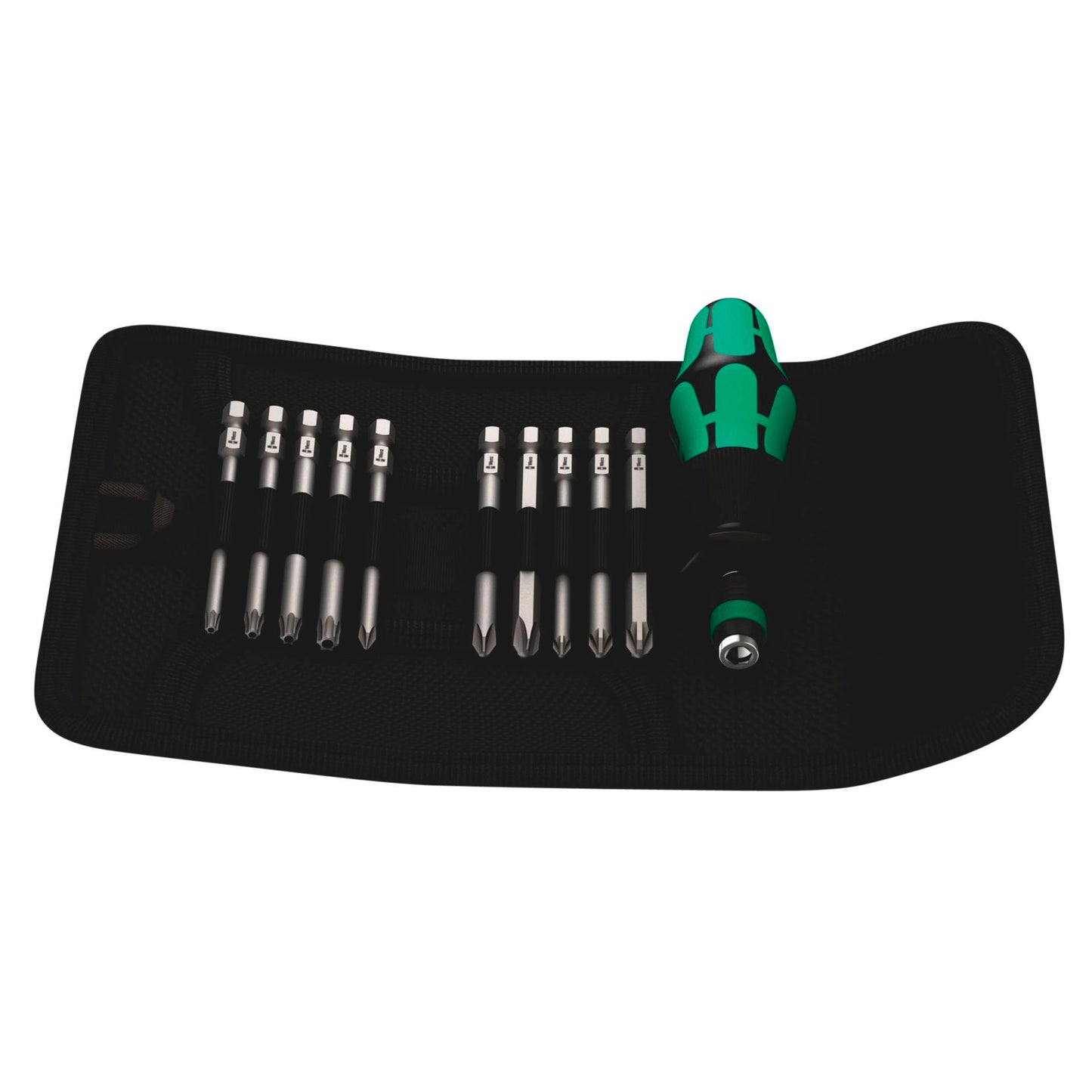 WERA Kraftform Kompakt 41 Pouch with 89 mm-long bits