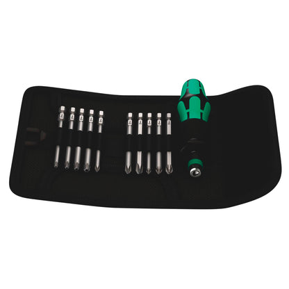WERA Kraftform Kompakt 41 Pouch with 89 mm-long bits