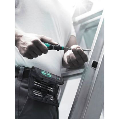 WERA Kraftform Kompakt 41 Pouch with 89 mm-long bits