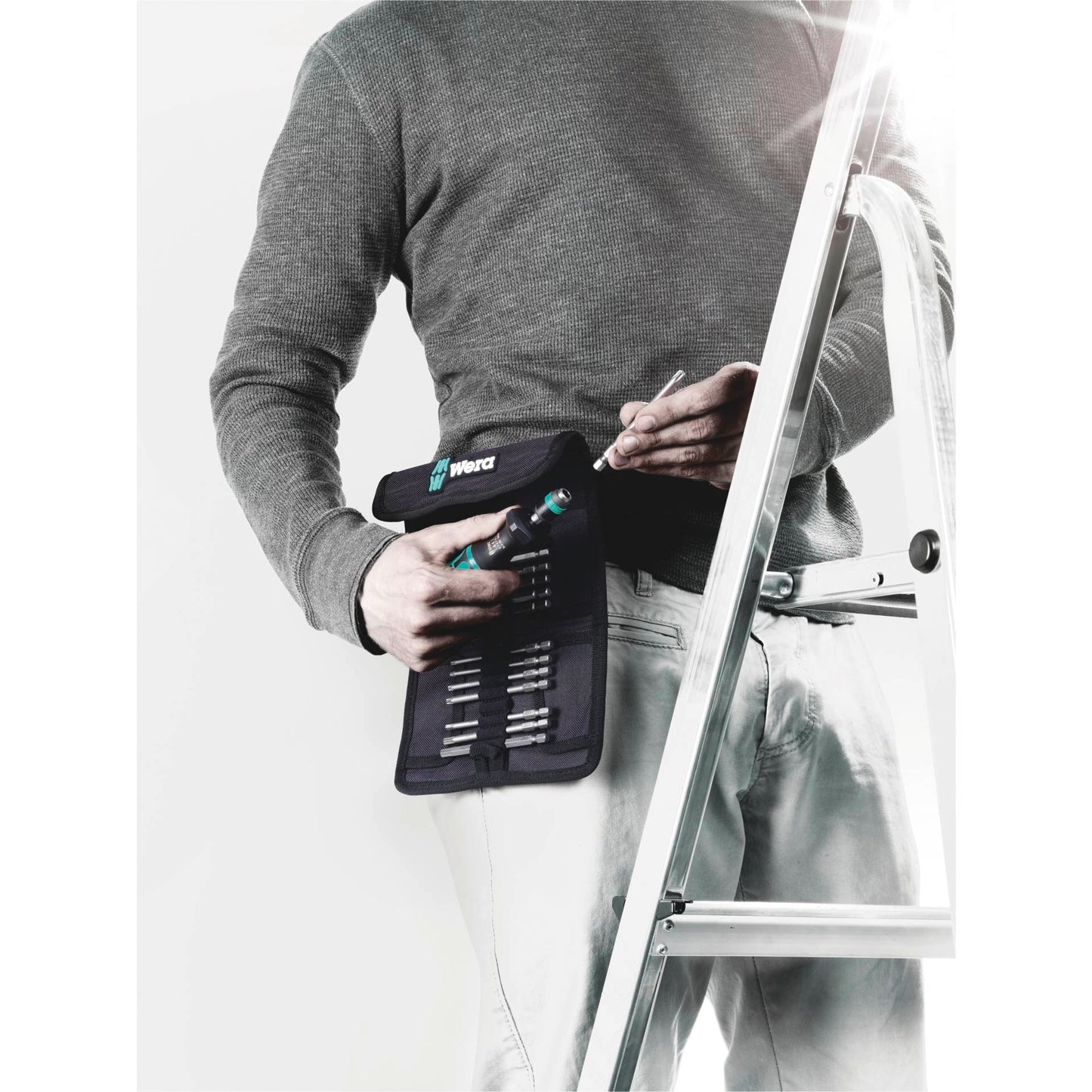 WERA Kraftform Kompakt 60 Pouch with 89 mm-long bits