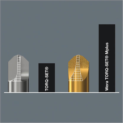 WERA Kraftform Kompakt 62 Pouch with 89 mm-long bits