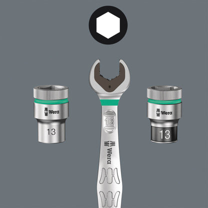 WERA Tool-Check PLUS ratchet with bits assortment