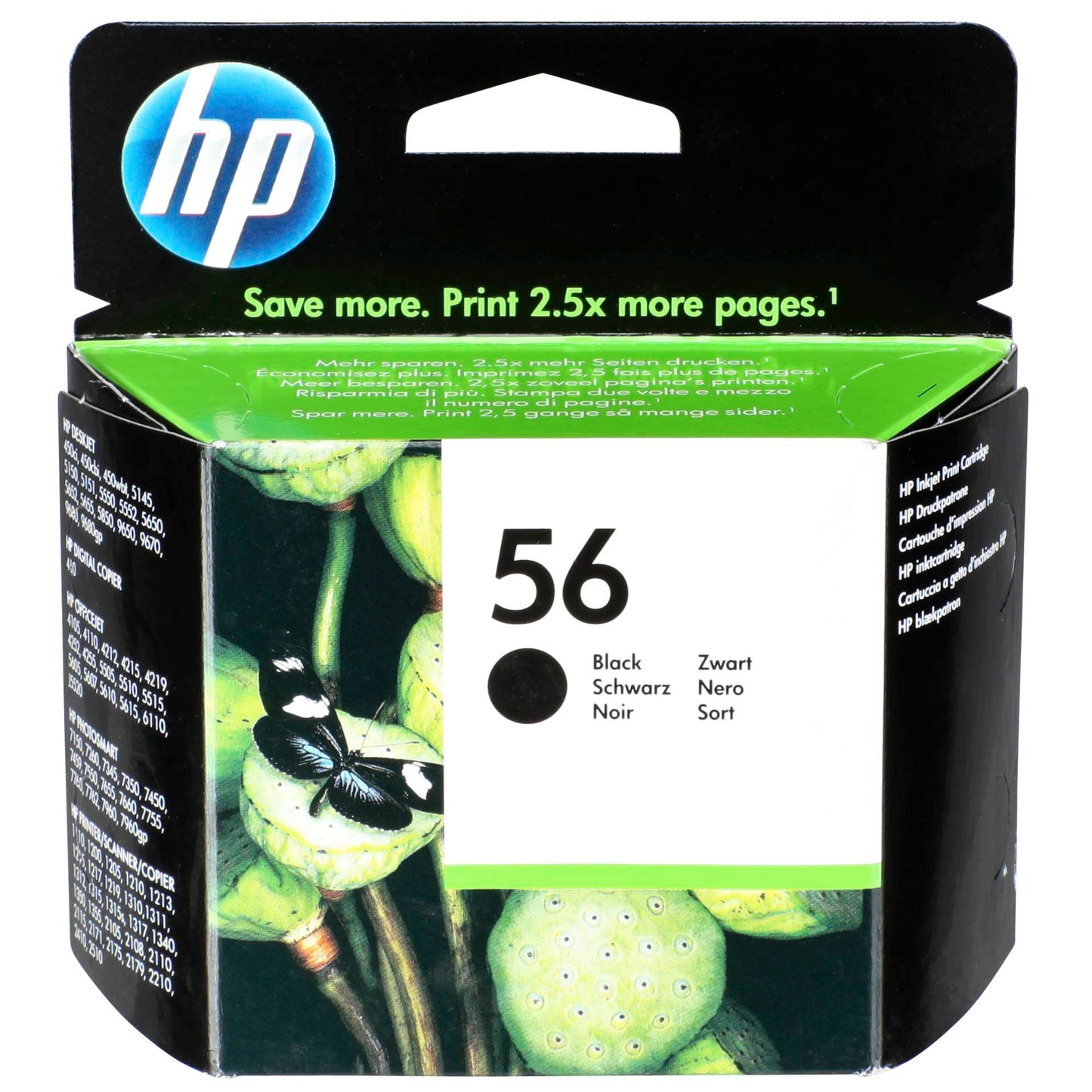 HP C 6656 AE ink cartridge black No. 56