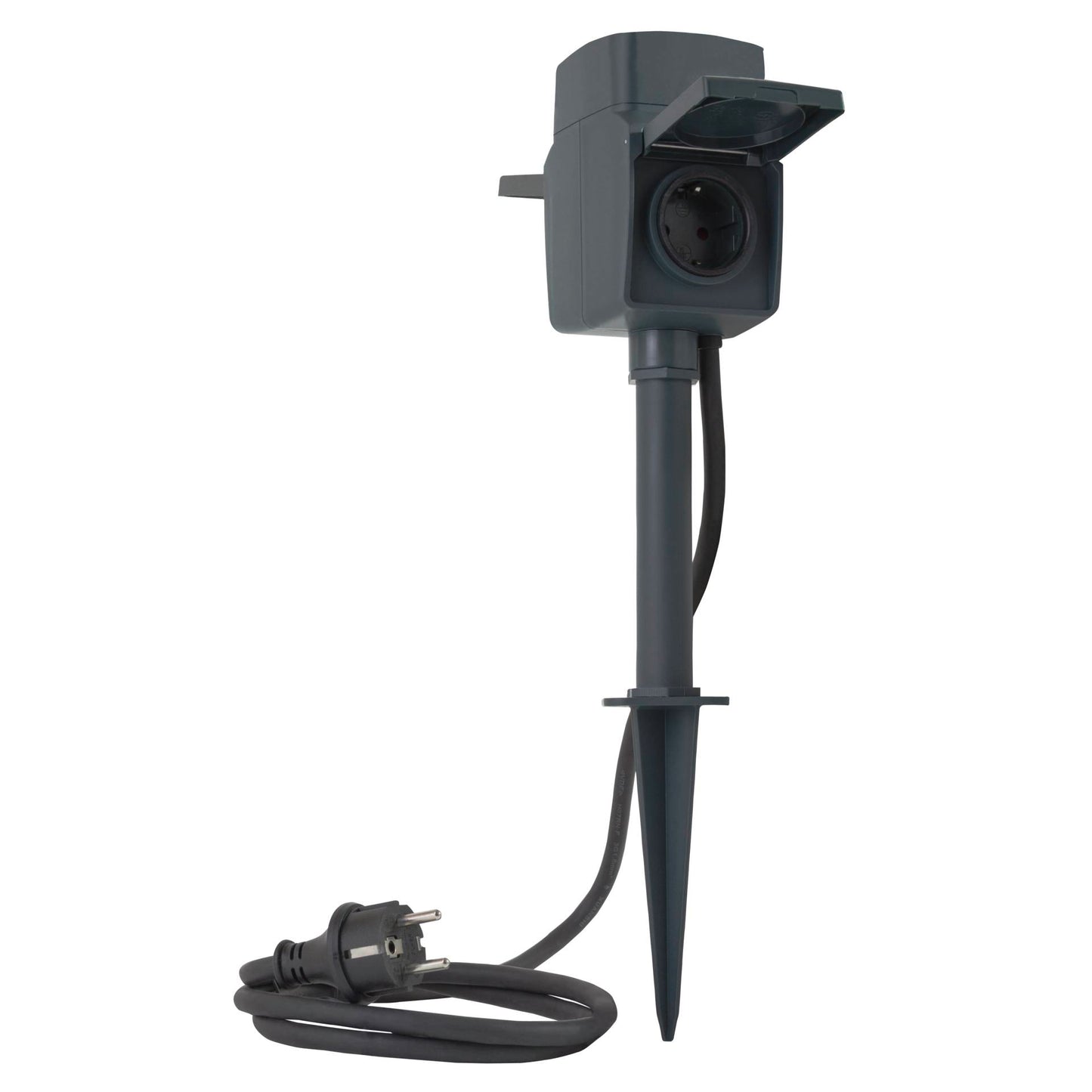 REV Link2Home Außen-Steckdose m Erdspieß 2-fold