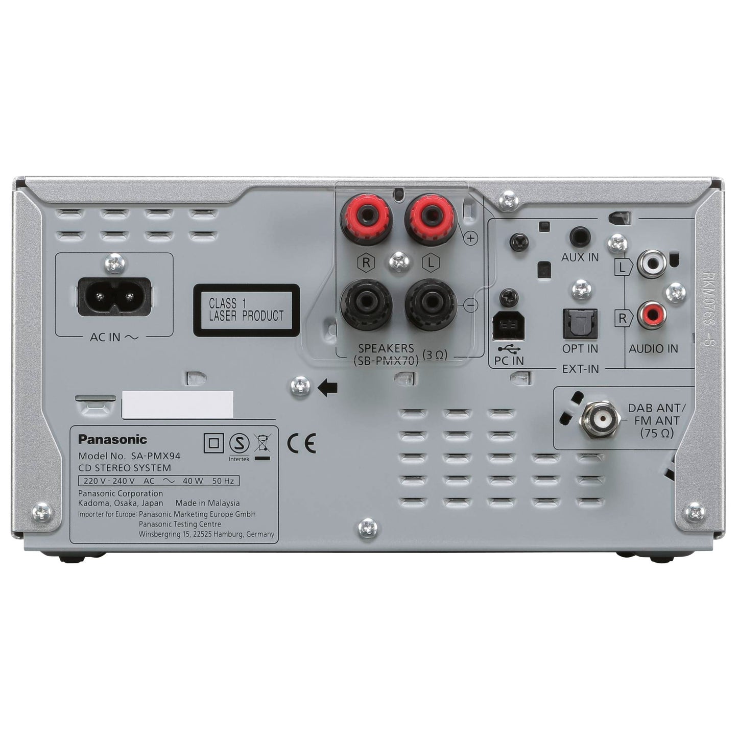 Panasonic SC-PMX94EG-S silver