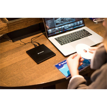 Verbatim Slimline Blu-ray Writer USB 3.1 GEN 1 USB-C Ultra HD 4K