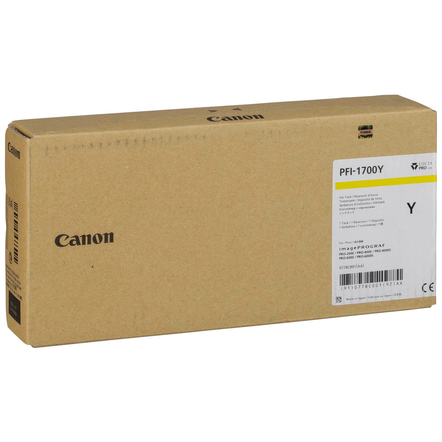Canon PFI-1700 ink yellow 700 ml