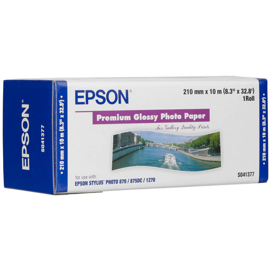 Epson Premium Glossy Paper 210 mm x 10 m, 255 g    S 041377