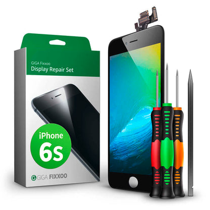 GIGA Fixxoo  iPhone 6s Display Repair Kit black