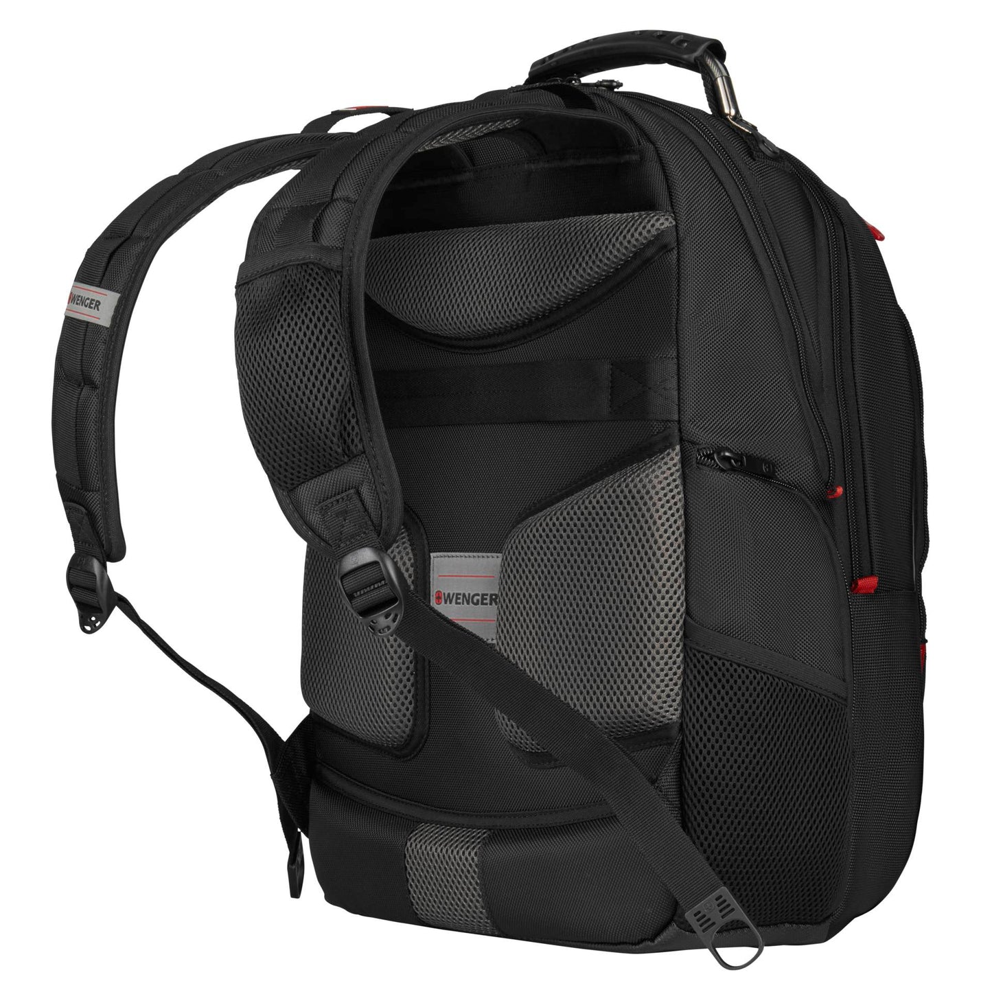 Wenger Pegasus Deluxe Ballistic Notebook Backpack 16  black
