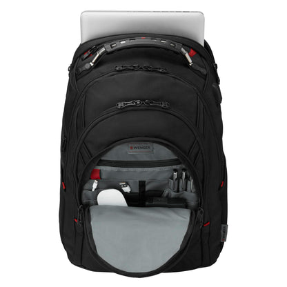 Wenger Ibex Ballistic Deluxe Notebook Backpack 16  black