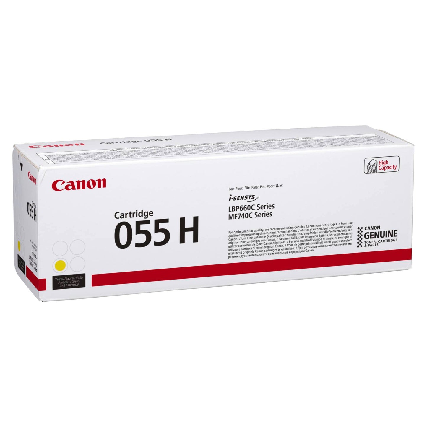 Canon Toner Cartridge 055 H Y yellow