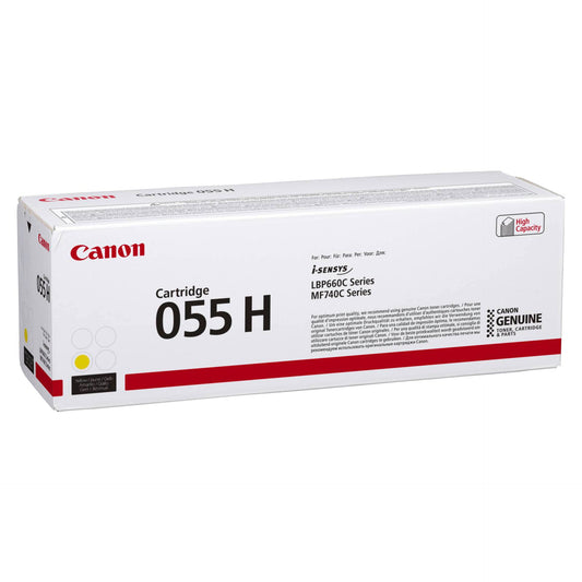 Canon Toner Cartridge 055 H Y yellow