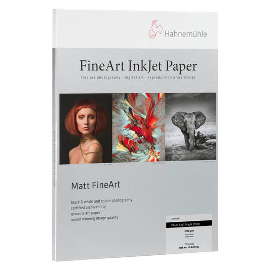 Hahnemühle Photo Rag         A 3 Bright White, 310 g, 25 Sheets