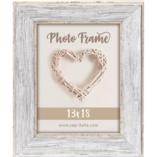ZEP Todi white             13x18 Resin Frame BE457