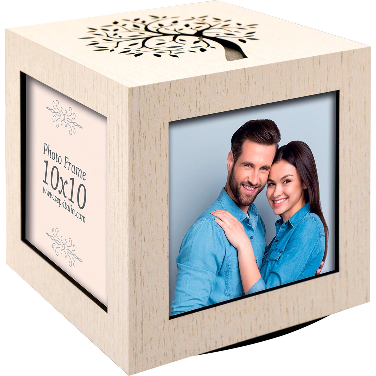 ZEP Norman small         4x10x10 Wooden Photo Cube          GLG10