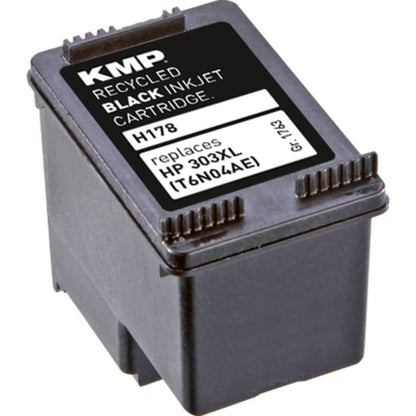 KMP H178 ink cartridge black compatible mit HP T6N04AE 303 XL